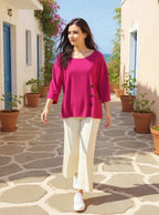 Gianna Linen blend  top
