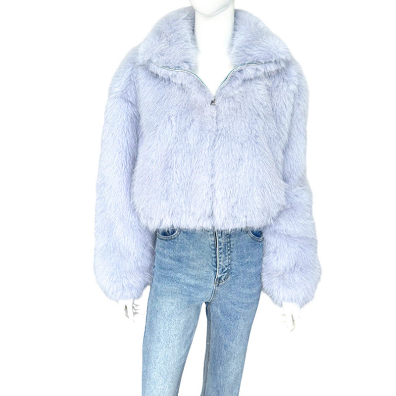 Fluffy  Faux Fur Jacket