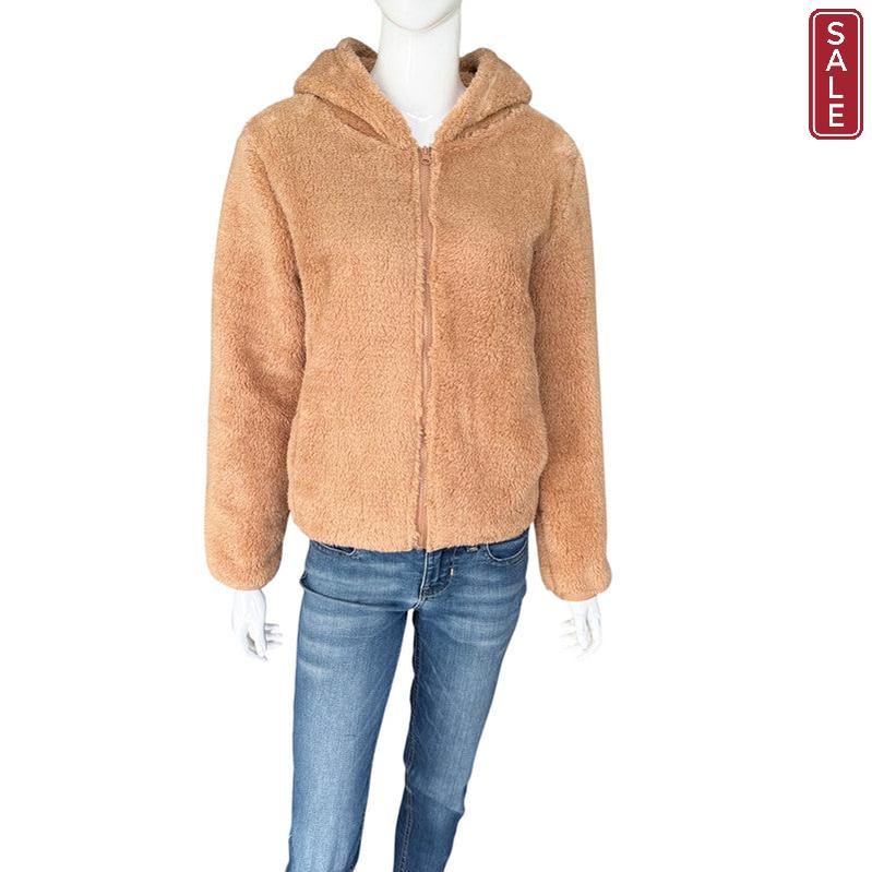 Teddy Fur Hood Jacket