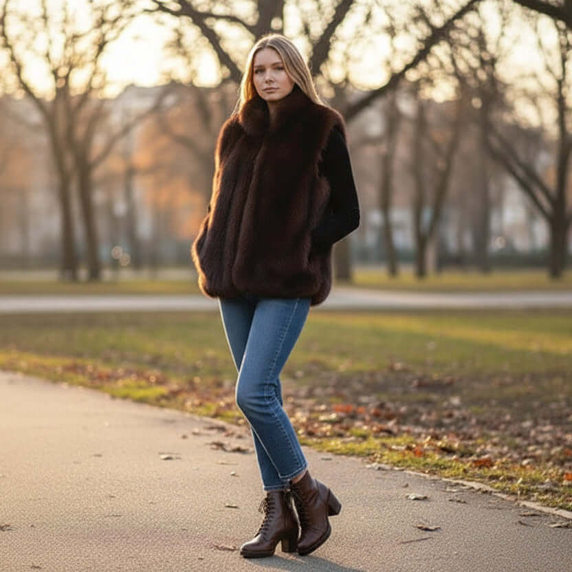 Clarissa Faux Fur Vest ATN