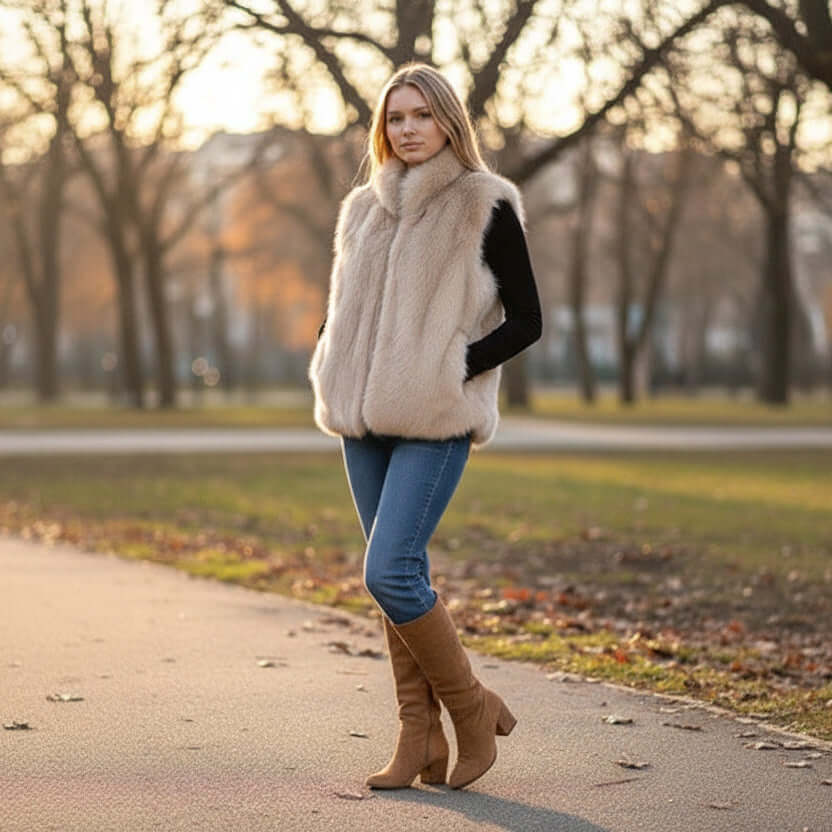 Clarissa Faux Fur Vest ATN