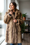 Faux Fox Long Coat AUTN