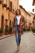 CKM Check Coat Caroline Morgan