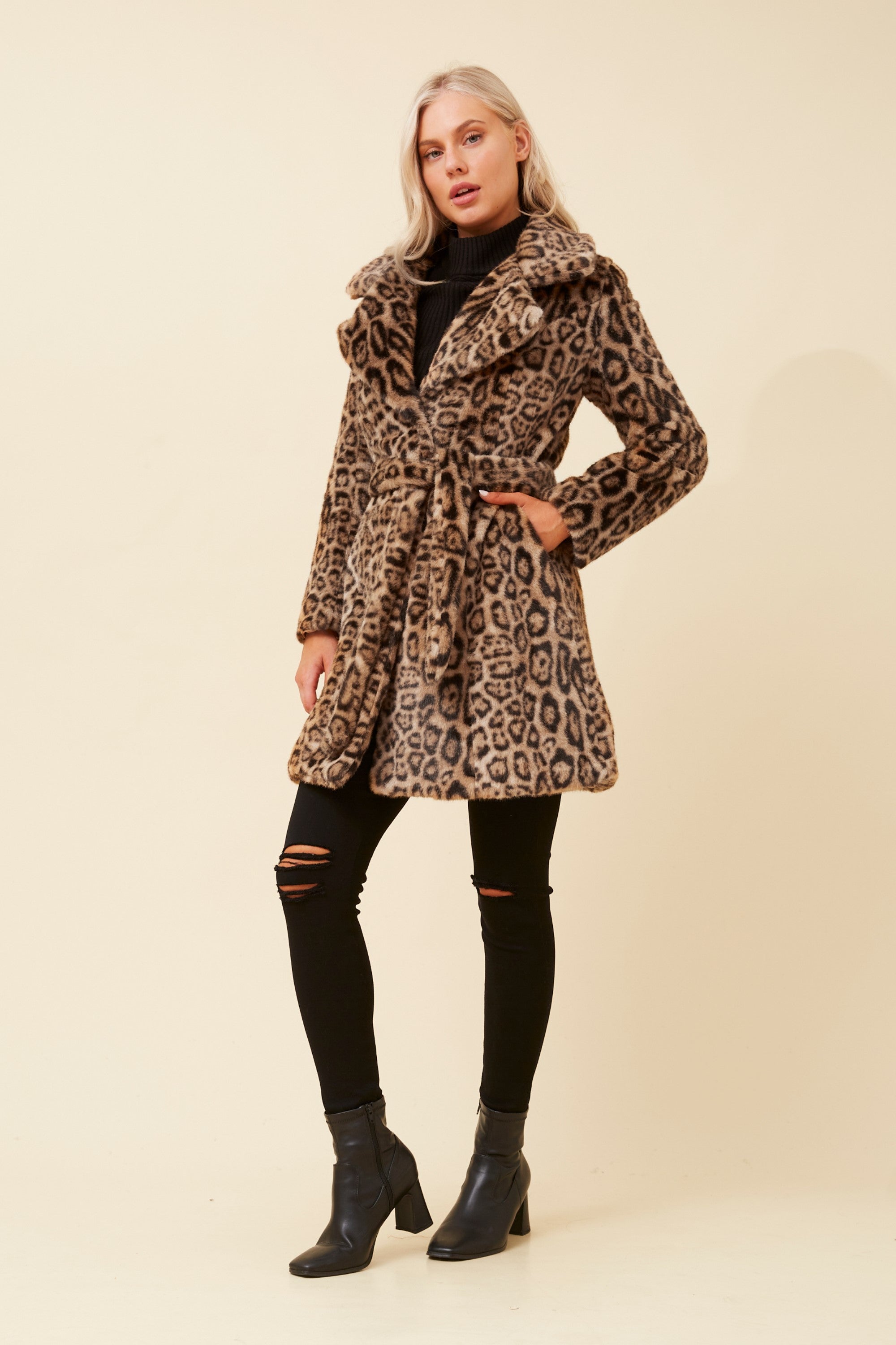 Animal Print coat