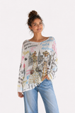 Leaning Knitted top Rosa JoJo