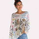 Leaning Knitted top Rosa JoJo