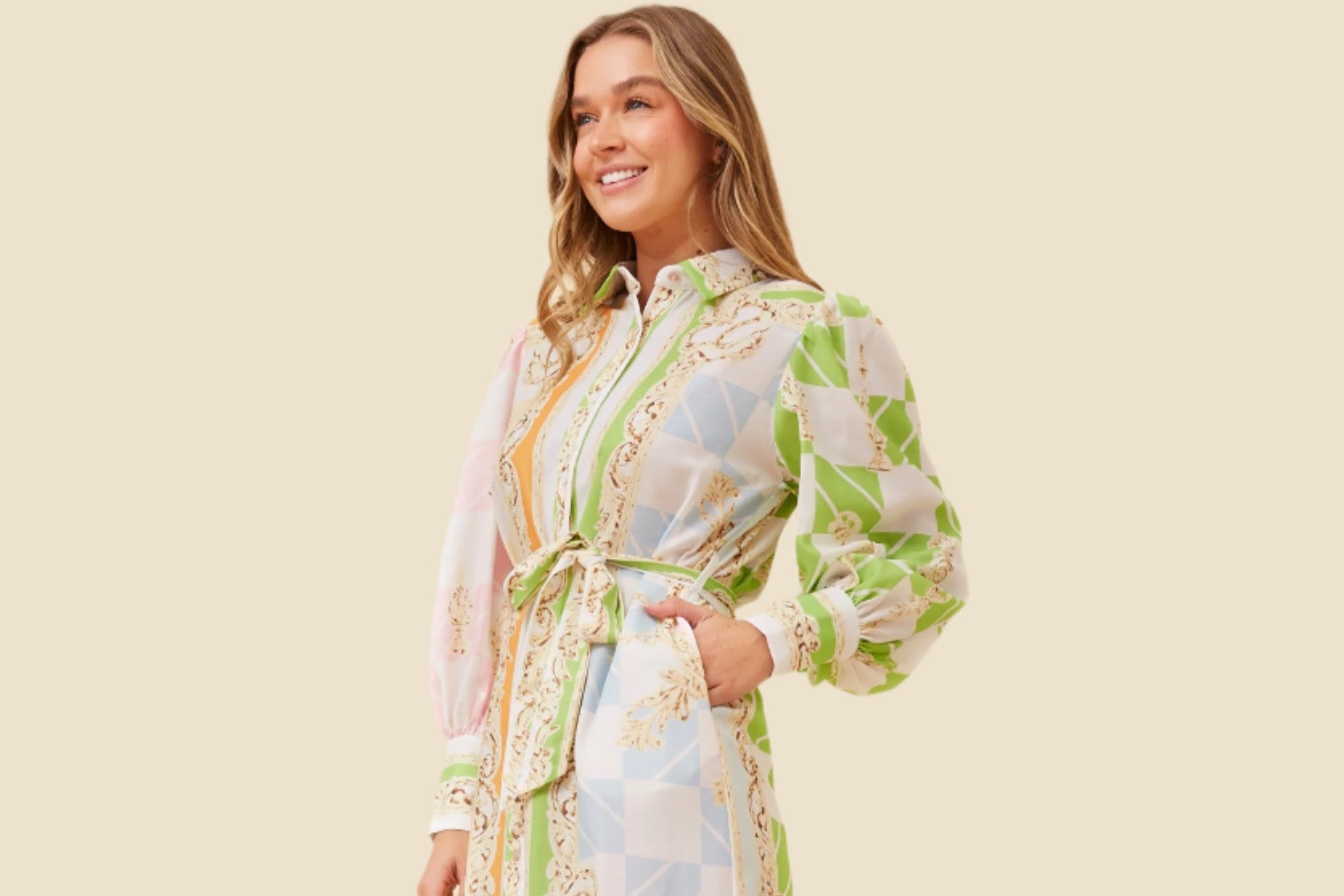 Ckm Carol Collared Dress