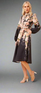 CKM Floral Border print Dress