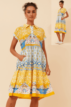 Ester Short sleeve dress Caroline Morgan