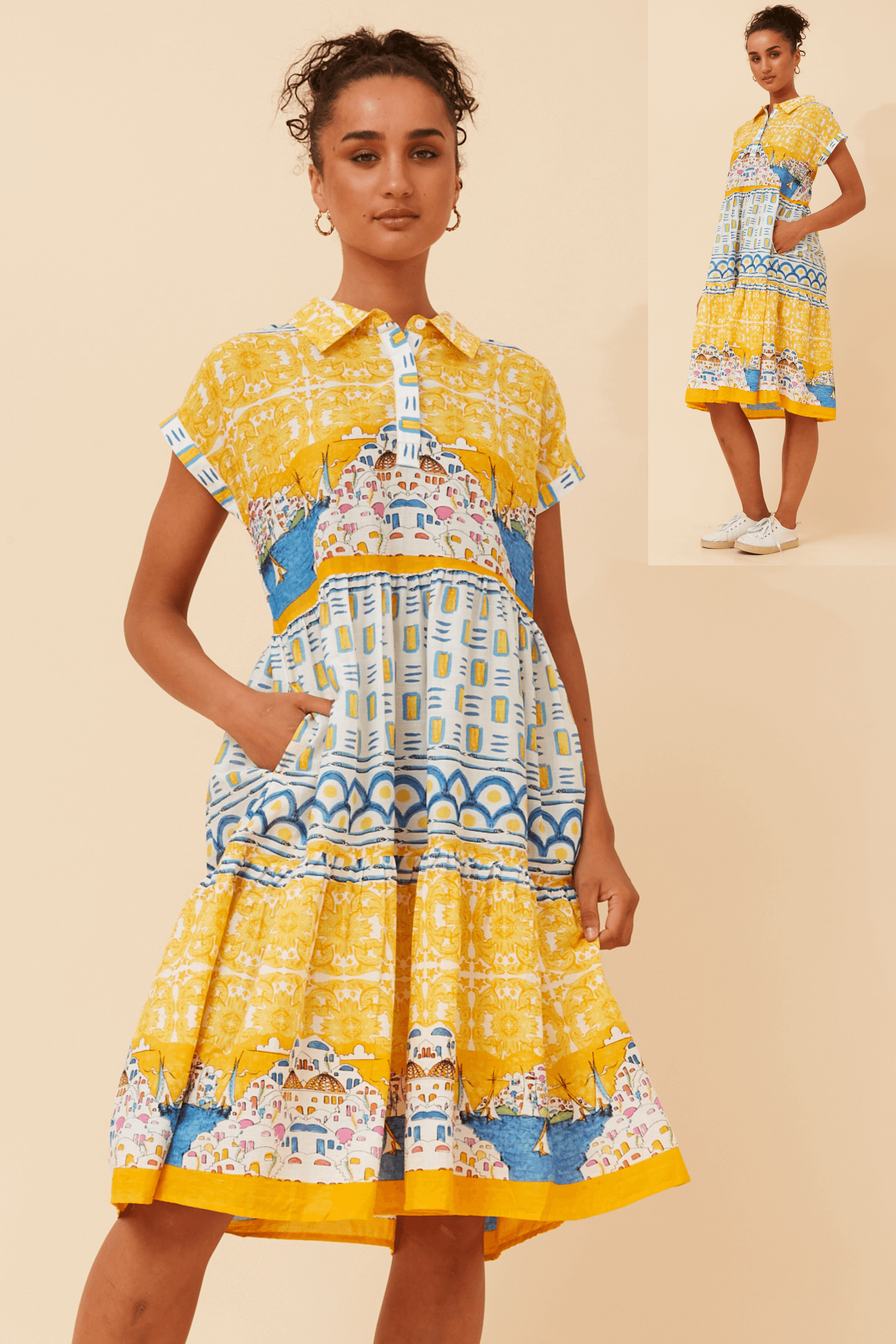 Ester Short sleeve dress Caroline Morgan