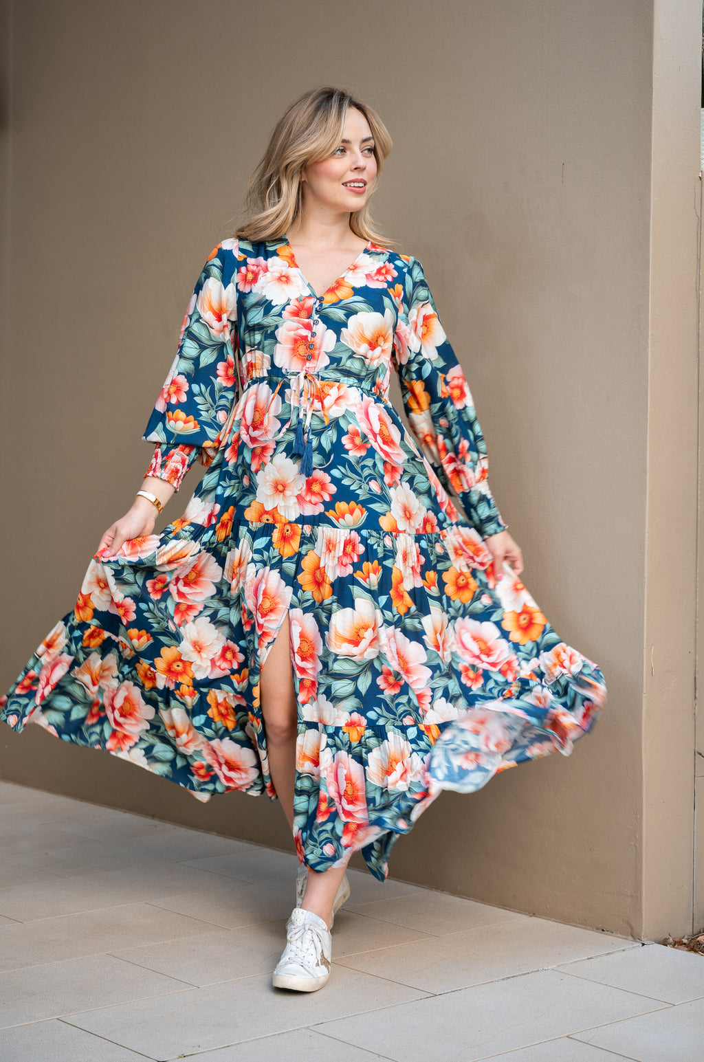 Chinue Floral Maxi Dress