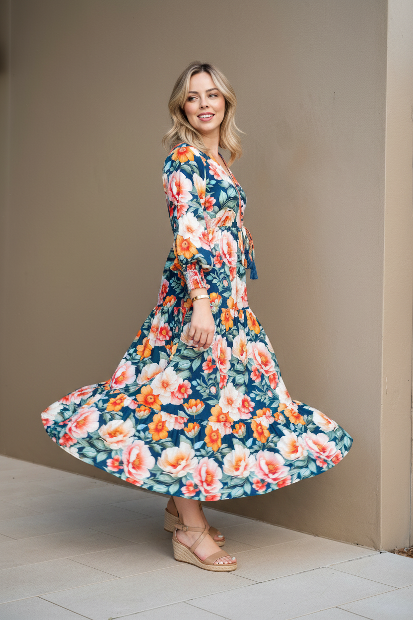 Chinue Floral Maxi Dress