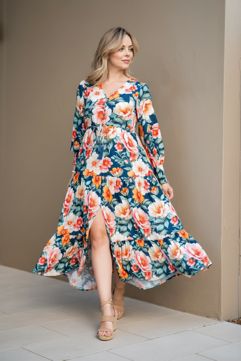 Chinue Floral Maxi Dress