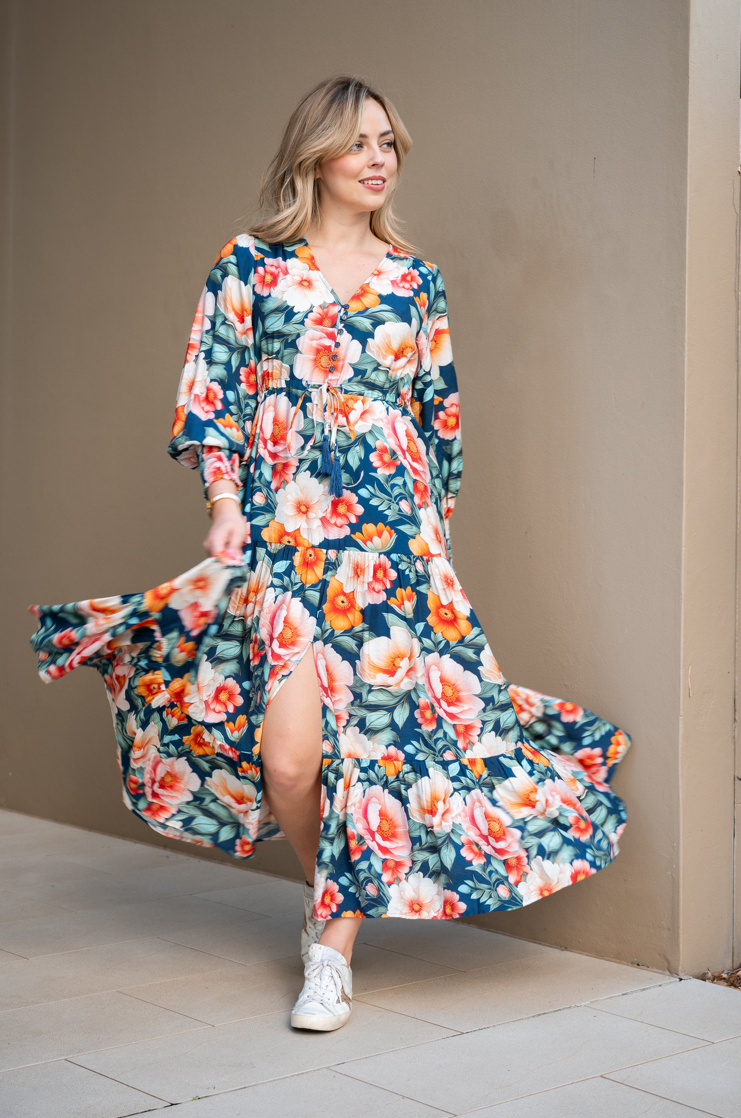Chinue Floral Maxi Dress