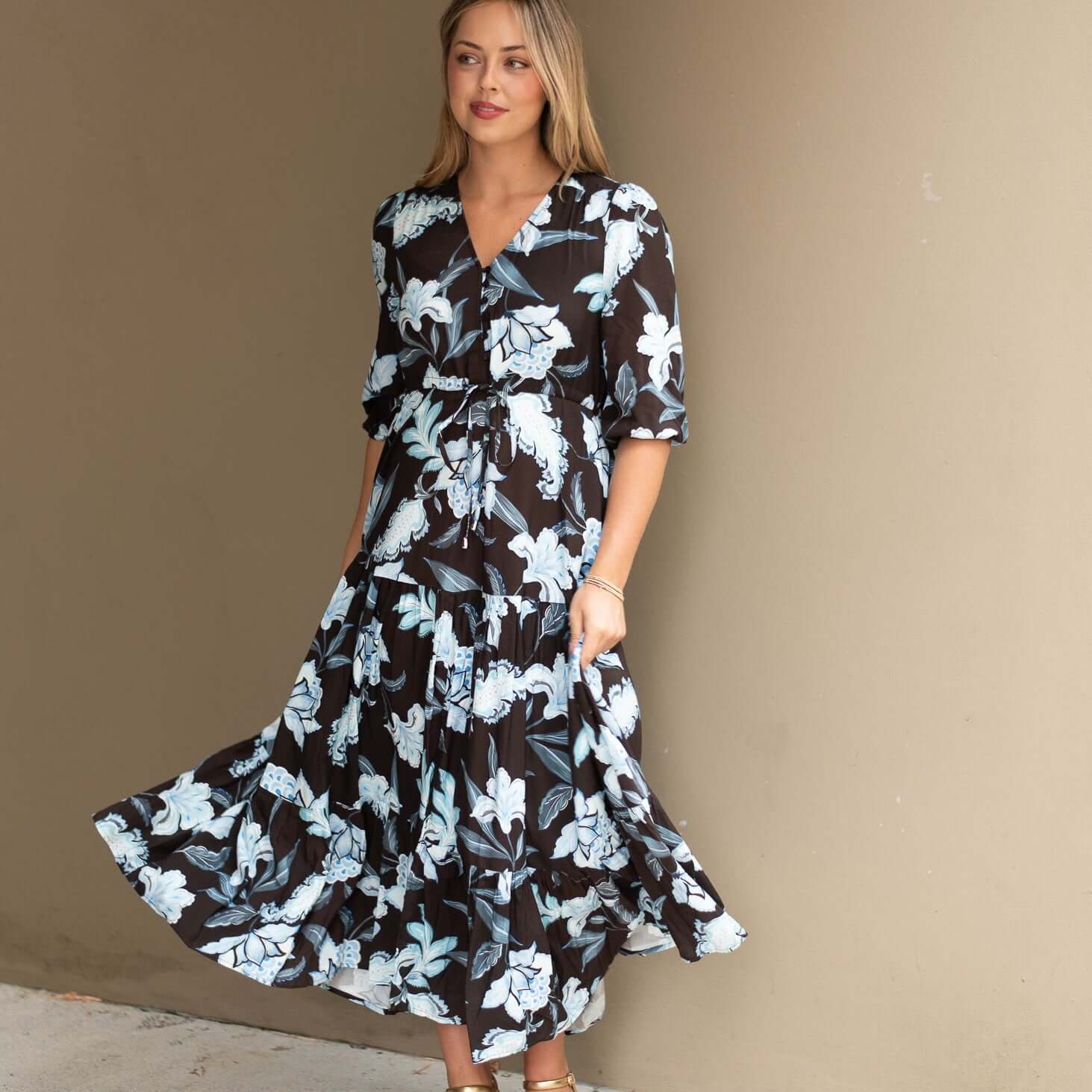 Evi Venice Floral Maxi So in style