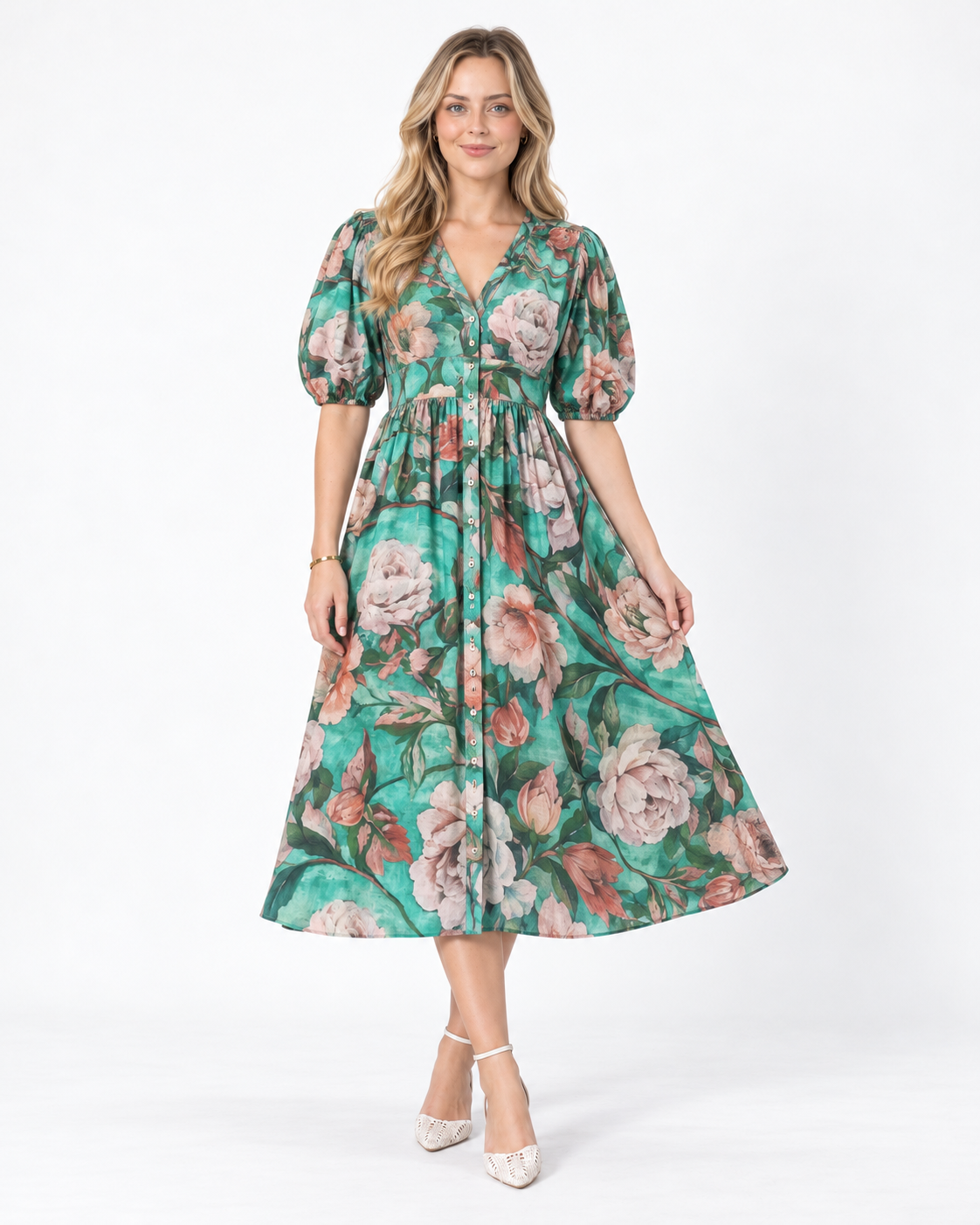Rose Midi Green