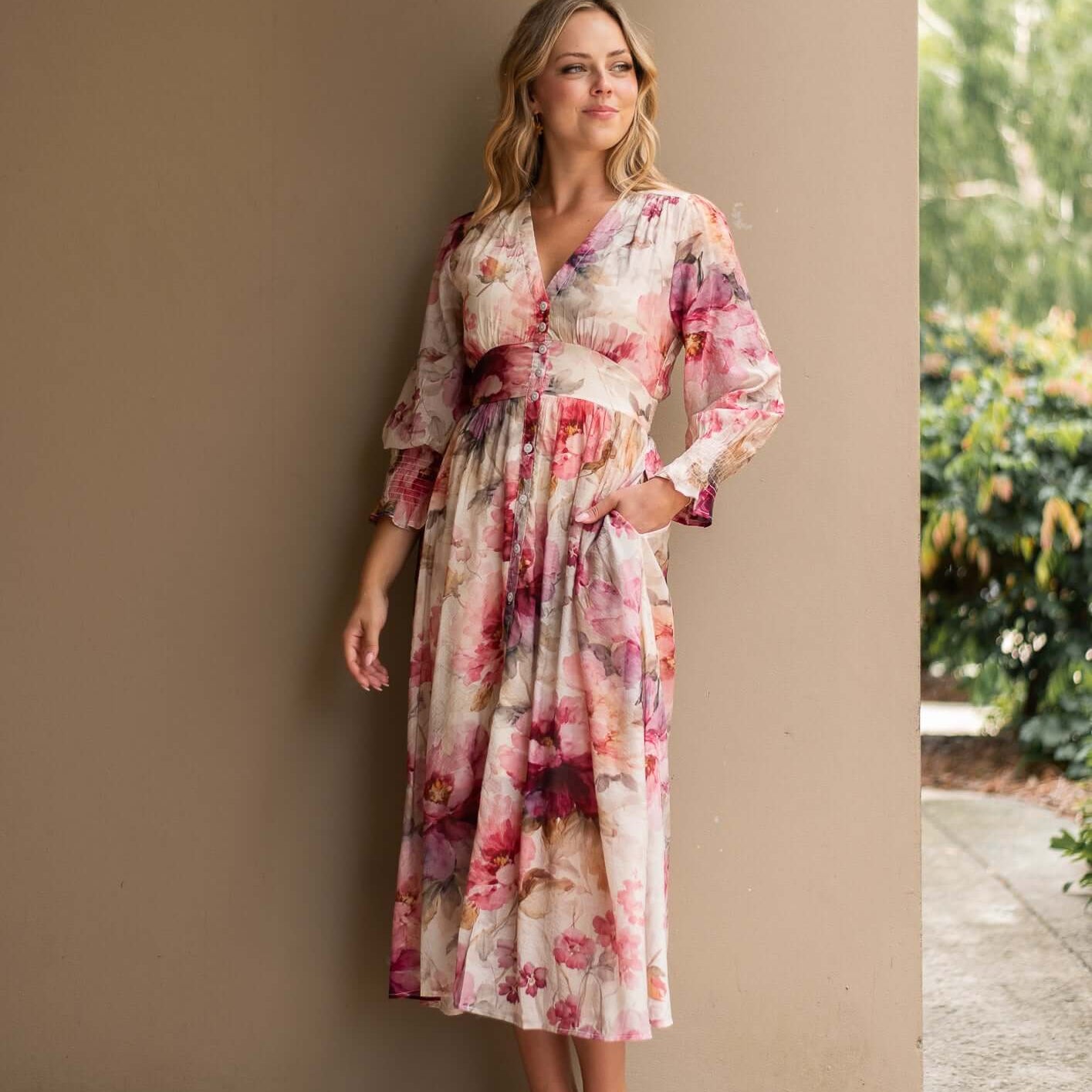 Vintage Peony Dress So in style