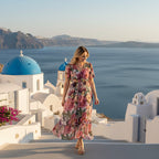 Selma Pink Floral Maxi Dress