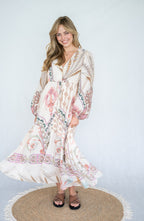 Shreya Artisan Border Dress
