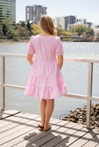 Gingham Knee Length Dress