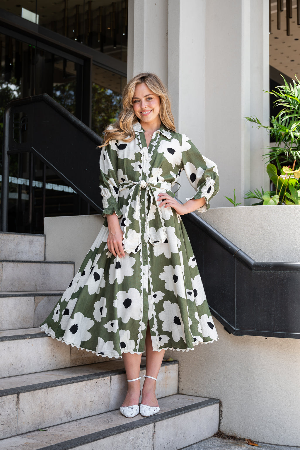 Tanvi Godet Poppy Dress