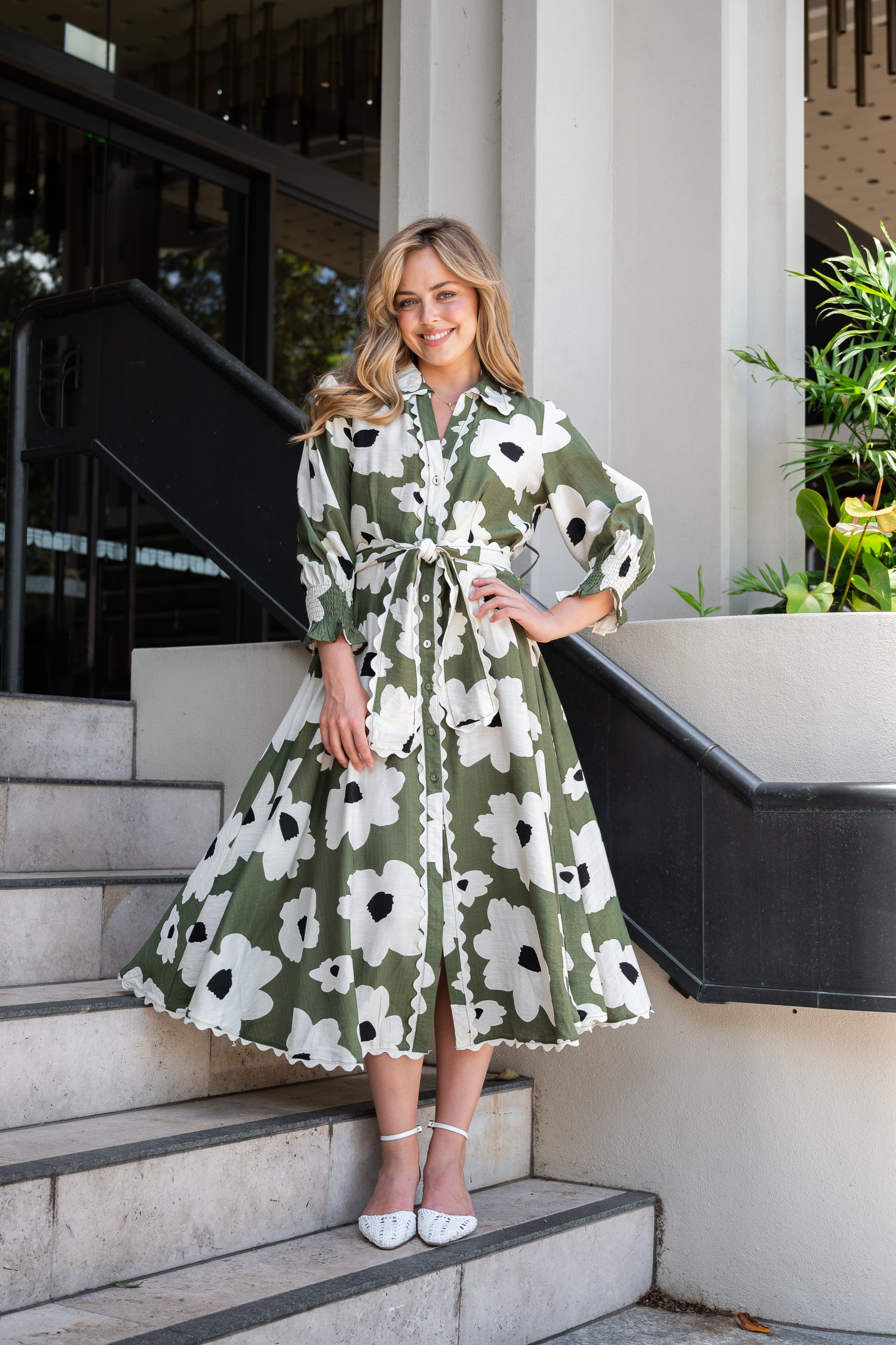 Tanvi Godet Poppy Dress