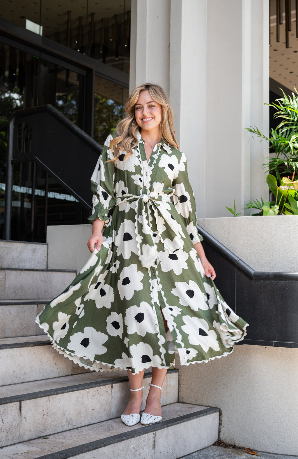 Tanvi Godet Poppy Dress