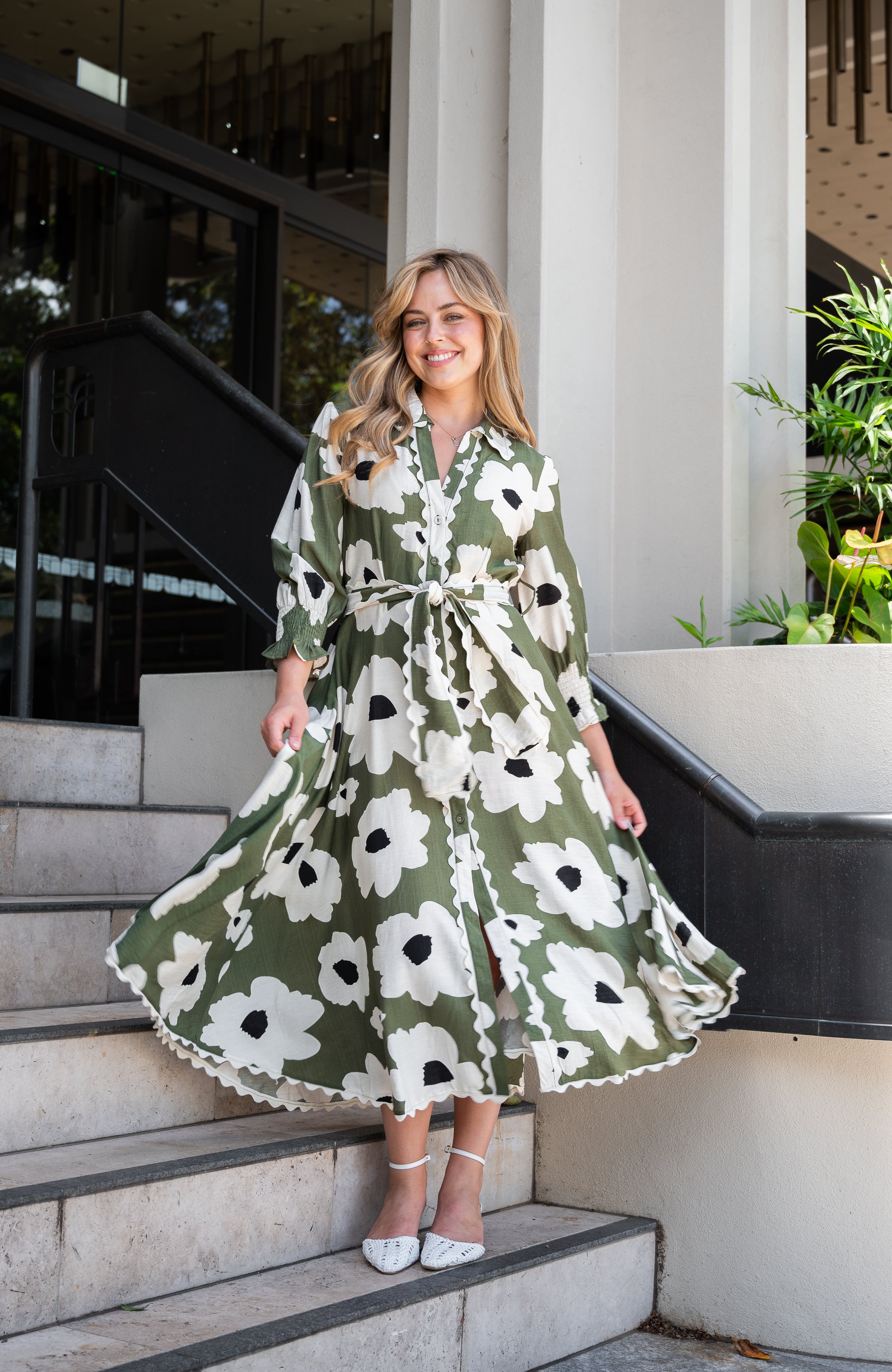 Tanvi Godet Poppy Dress