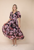 Miniya Lace Tier Maxi Dress
