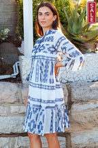 IB Mediterranean  dress Navy