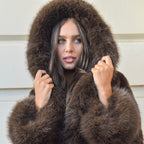 Classic Hooded Coat Cinnamon Creations