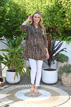 Cali Leopard Long shirt