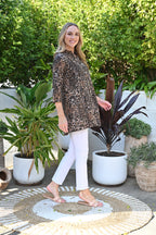 Cali Leopard Long shirt