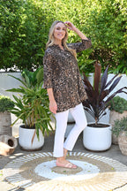 Cali Leopard Long shirt