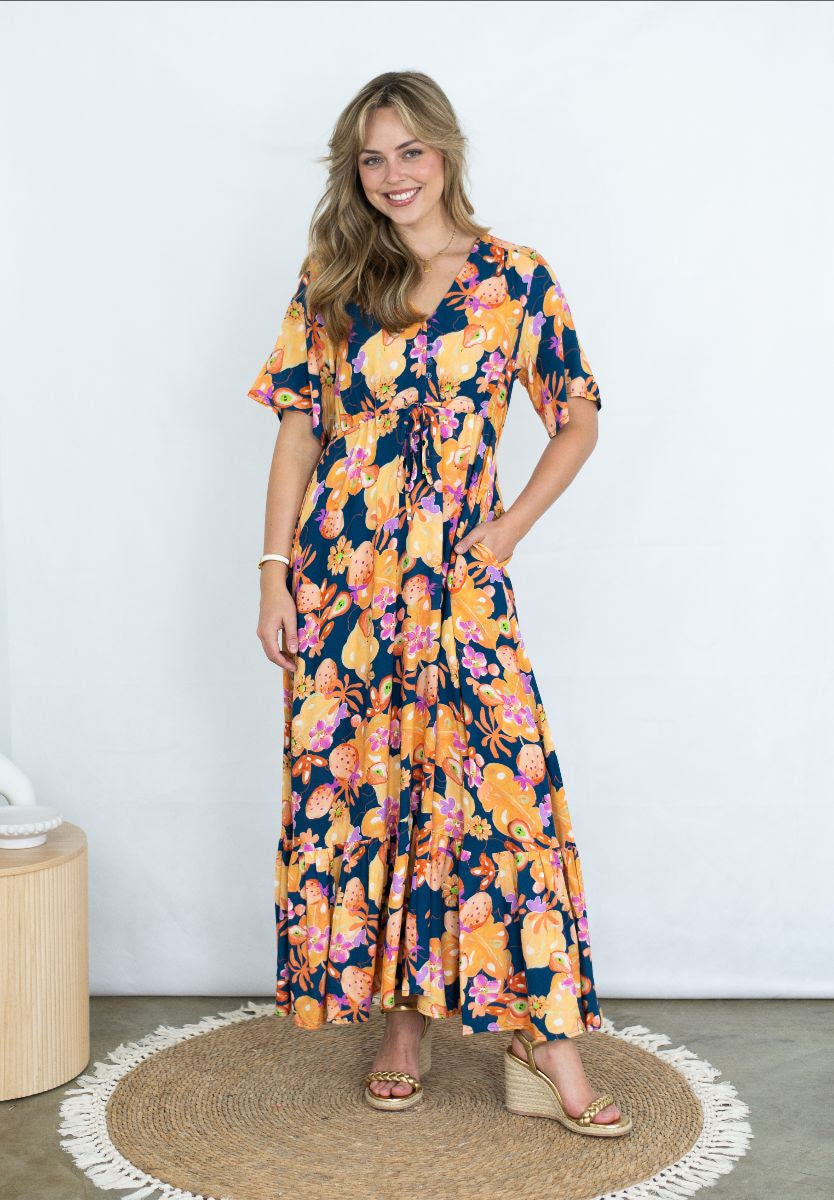 SIS Fruitful Bloom Maxi  Dress