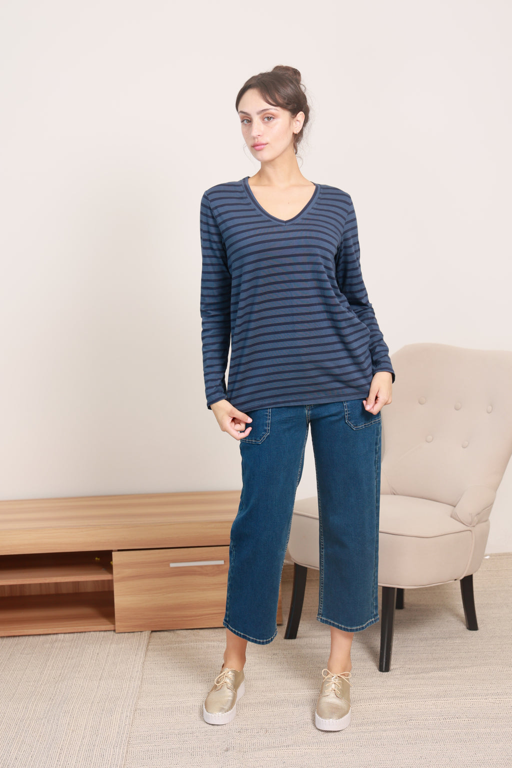 Kara Cotton Top Rosa JoJo