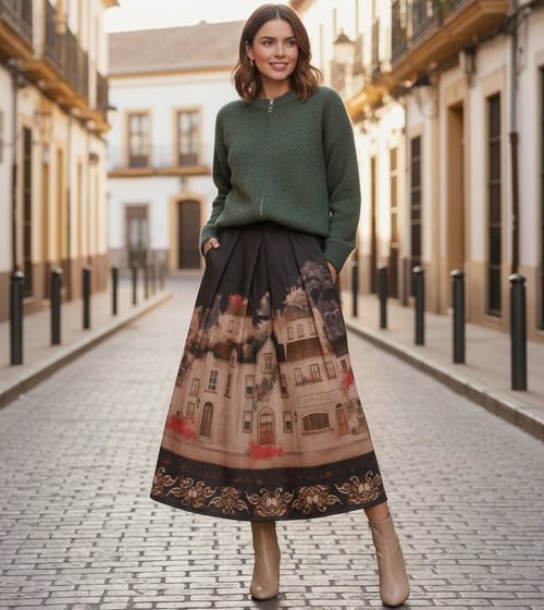 Baroque Skirt Wednesday Lulu