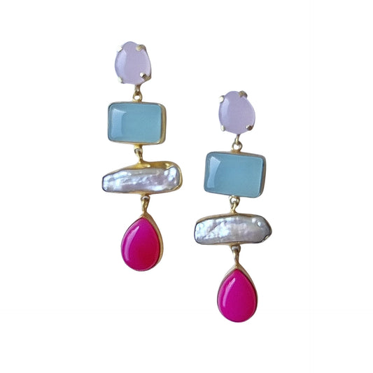 Hesperia Natural Stone Earring