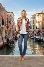 Ponte Jacket Tower Peach