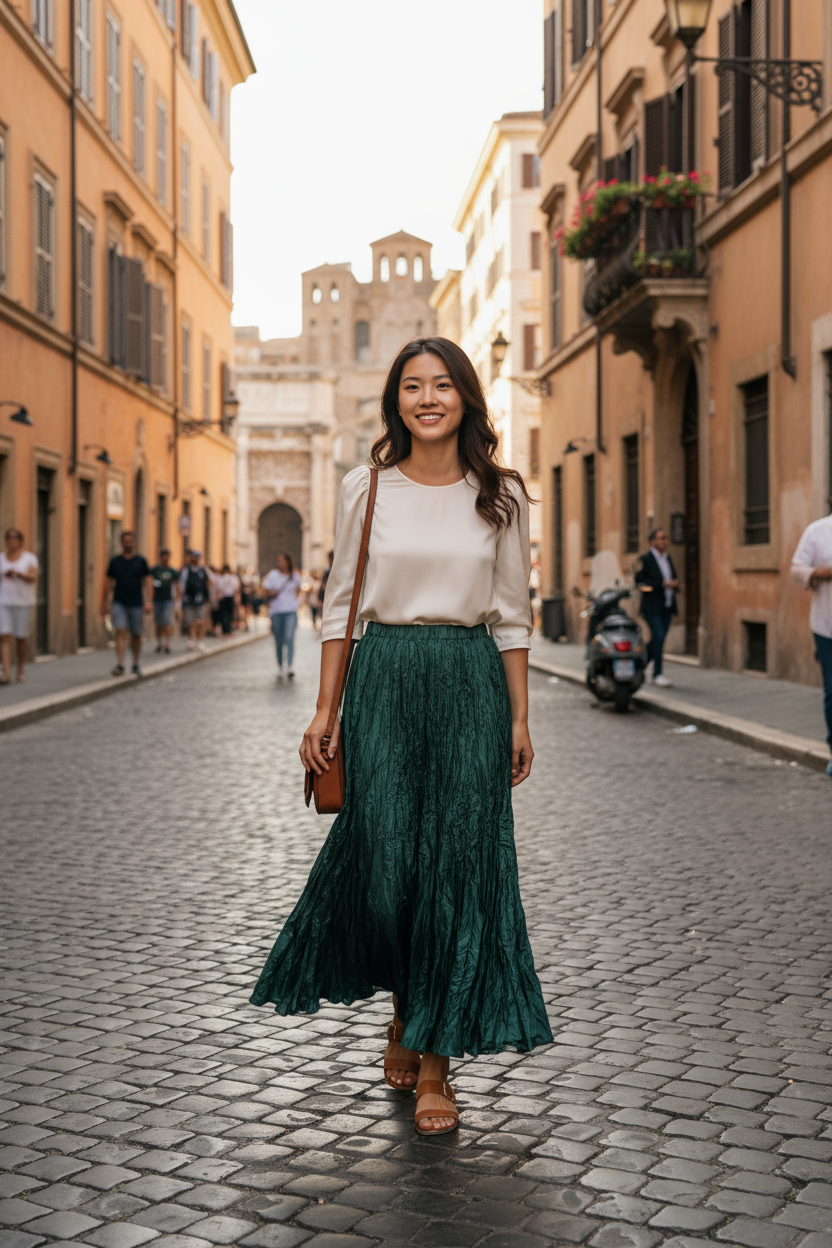WL Crinkle Skirt