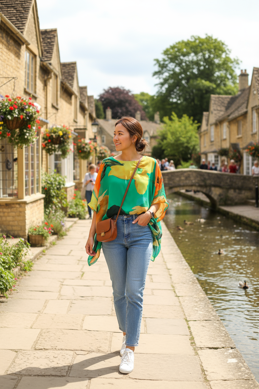 Silk Flowers Top