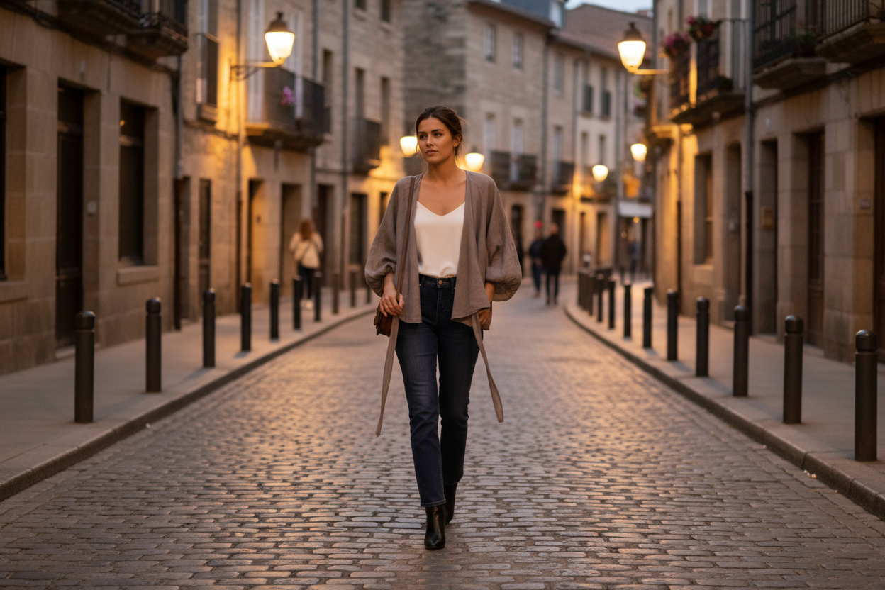 Zahra Linen Tie Jacket