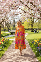 Miraflores  Collar Maxi Dress