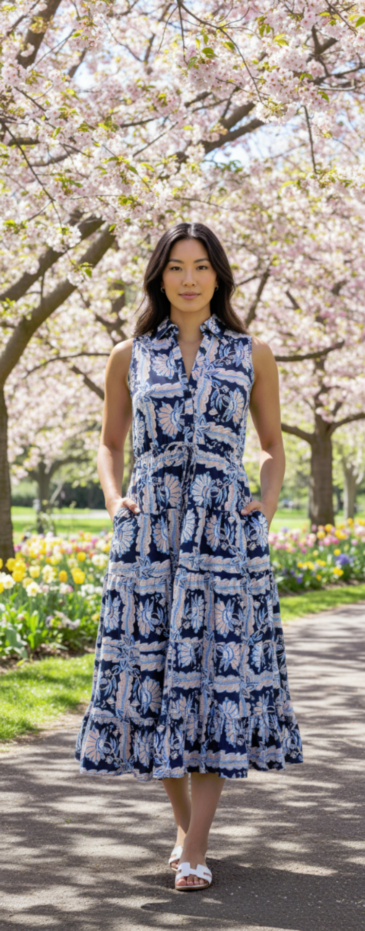 Grenada Dress -blue
