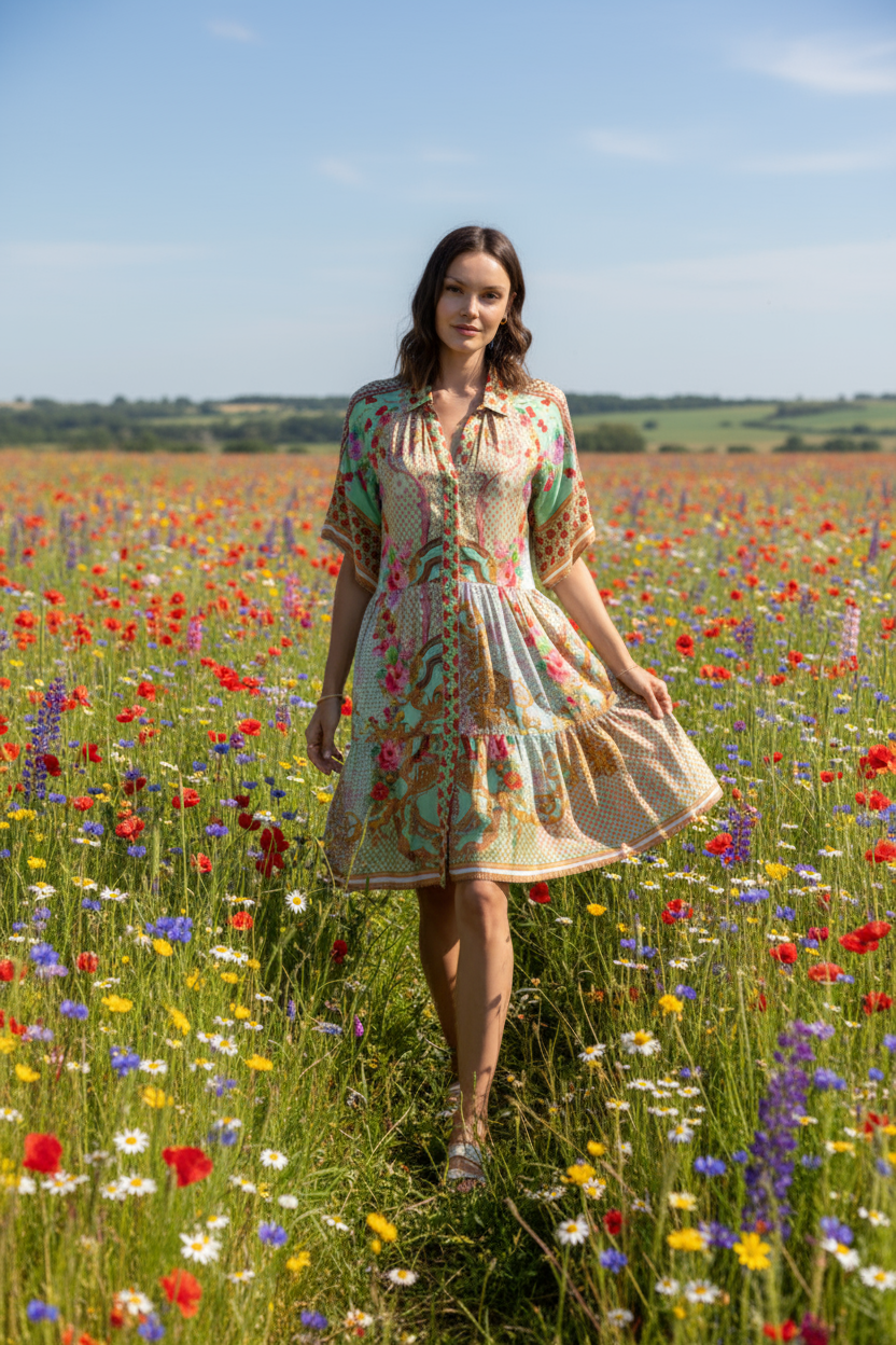 LulaSoul Pellicano Dress Mint