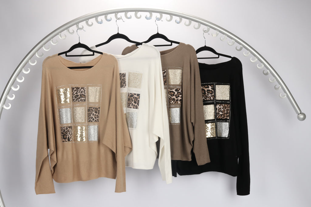 Leopard & Sparkle Jumper
