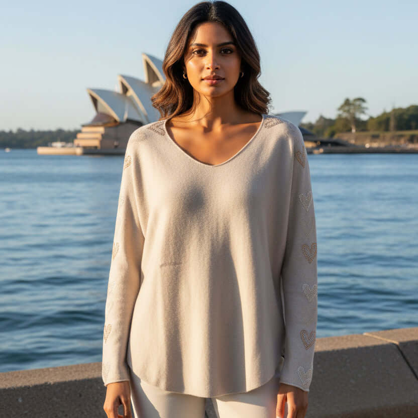RJ Love heart top Rosa JoJo