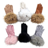 Faux Fur Trim Gloves ATN