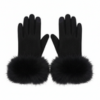 Faux Fur Trim Gloves ATN