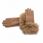 Faux Fur Trim Gloves ATN
